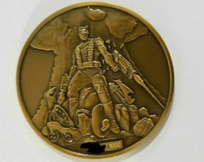 vintage Rero Duke Nukem Video Game Limited Edition Challenge Coin Token