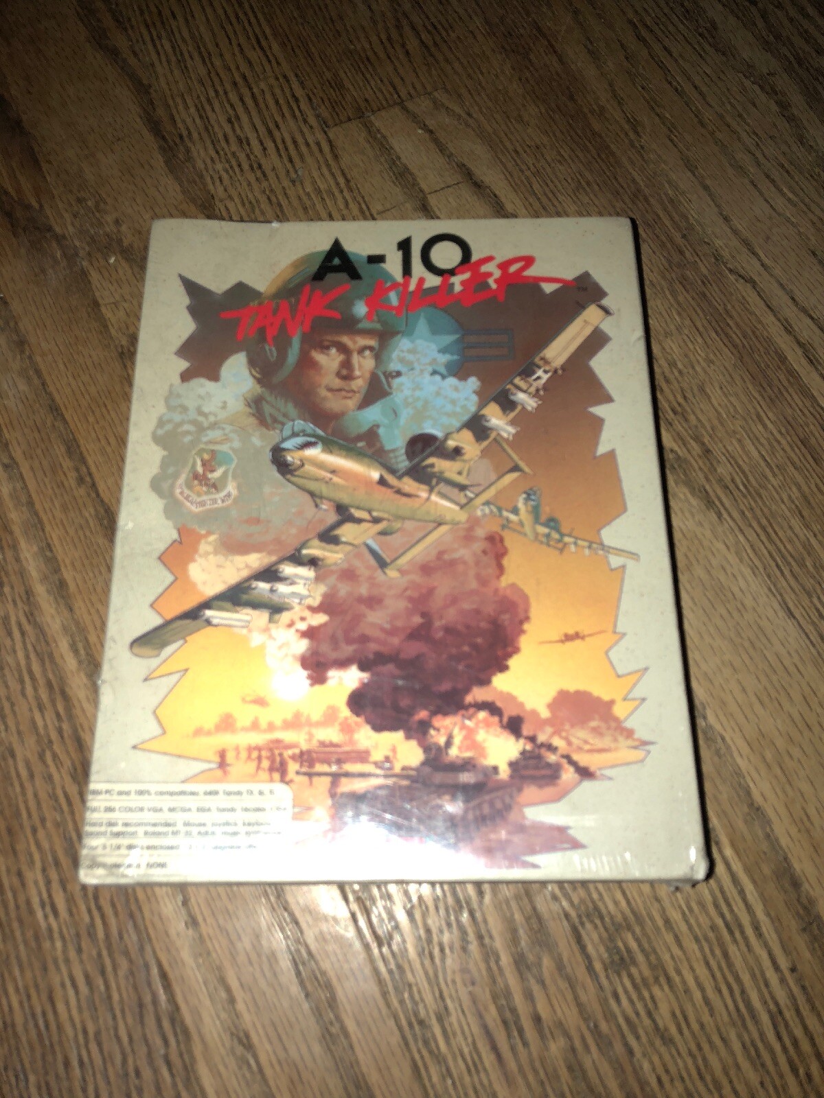 Big Box PC – Sierra / Dynamix A10 Thunderbolt Tank Killer 5.25″ RARE 1989 NEW