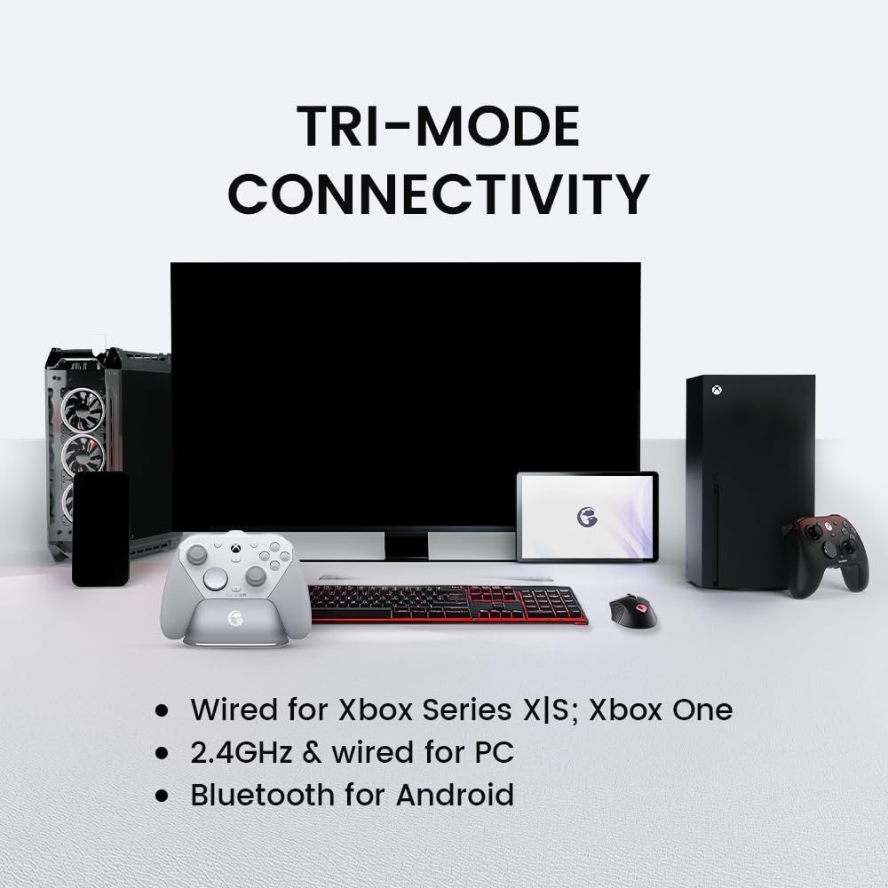 Wireless Gamepad for PC&Android – Hall Effect Triggers