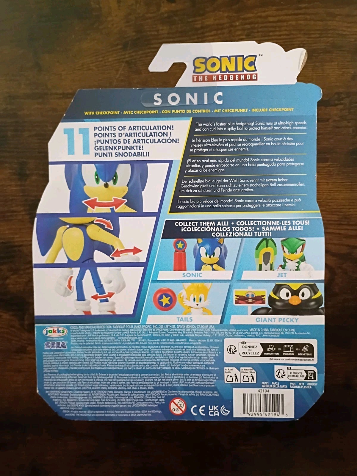 6-PK SONIC the HEDGEHOG 4″ Lot Tails Classic Modern Metal 35th Jakks SEGA