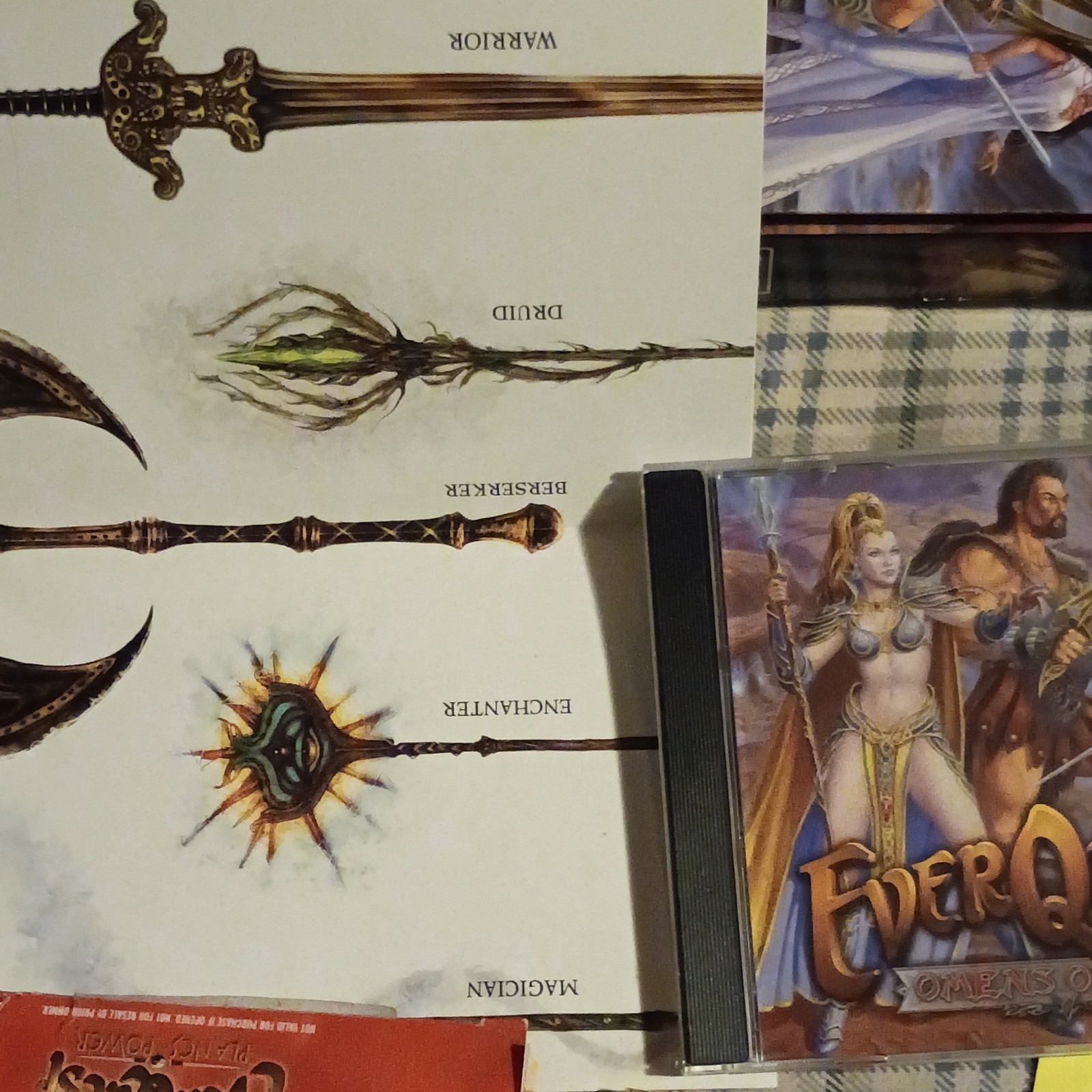 Sony Online EverQuest Omens of War & Planes of Power PC Fantasy MMORPG Lot