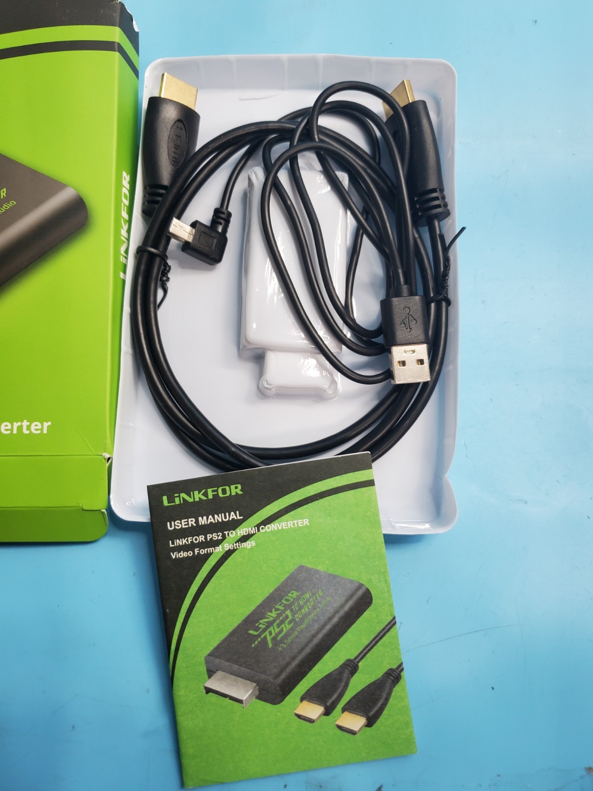 Linkfor PS2 to HDMI Video Converter