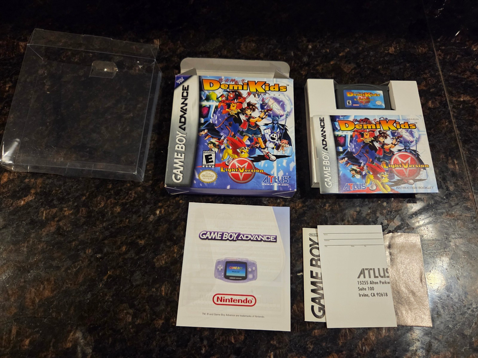 DemiKids: Light Version (Nintendo Game Boy Advance, 2003) GBA Complete CIB