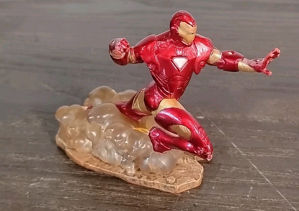 Lot Of 3 PVC 2011 Disney Figures Hulk, Iron Man, Captain America