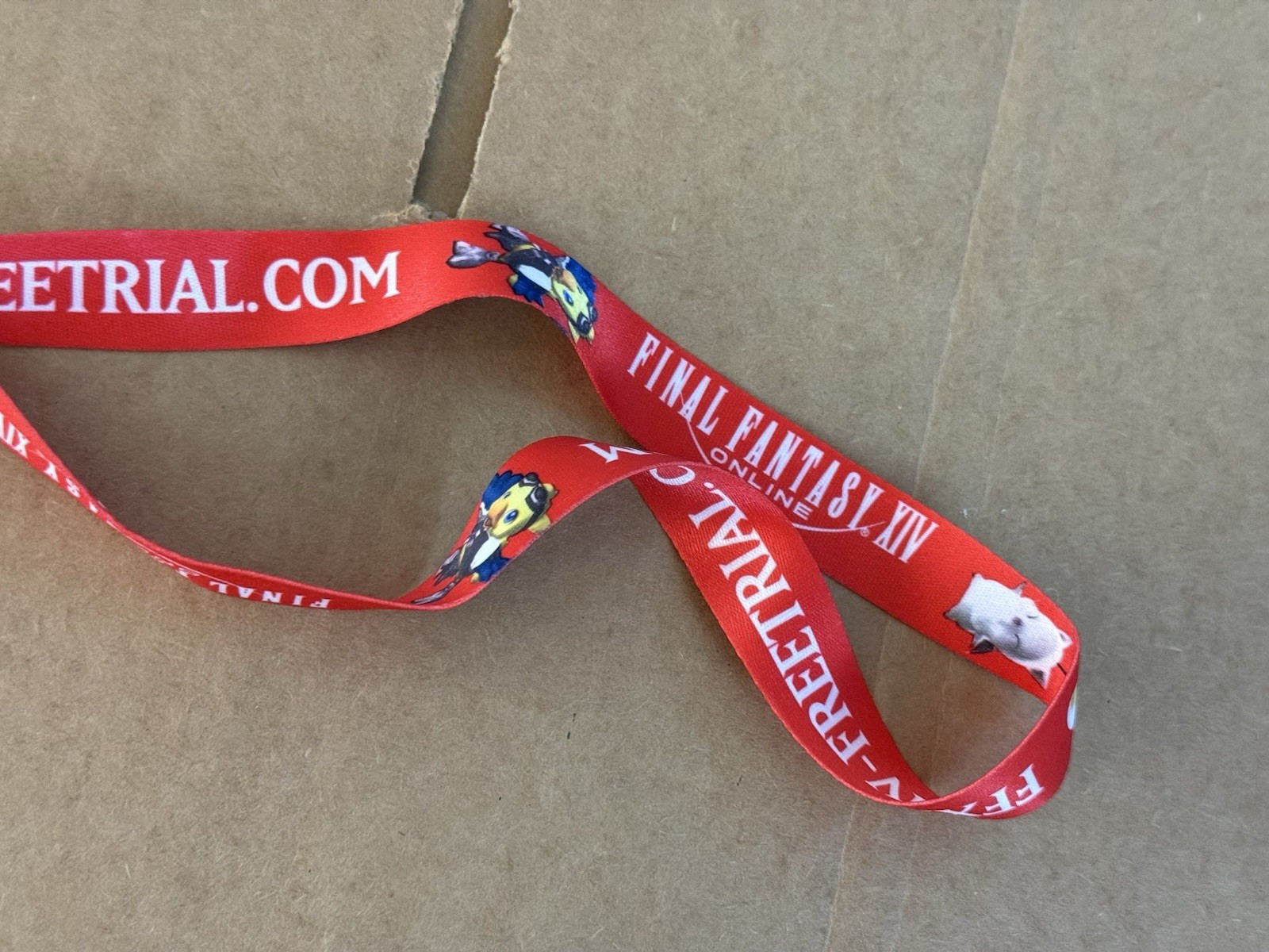 Final Fantasy XIV Online PAX East 18 19 20 Exclusive Red Purple Blue Lanyard NEW