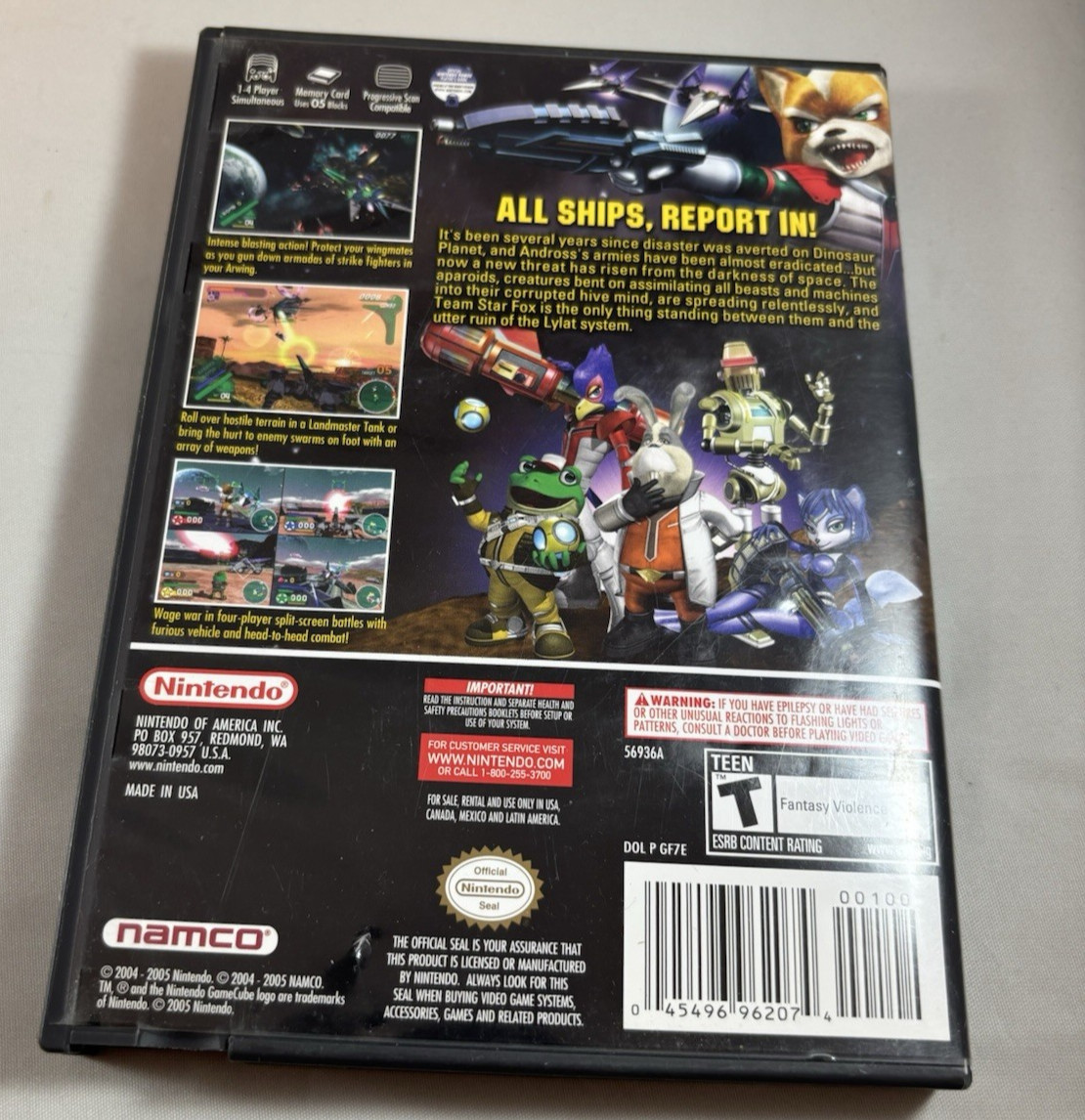 Star Fox: Assault (GameCube, 2005) Complete CIB Tested Working