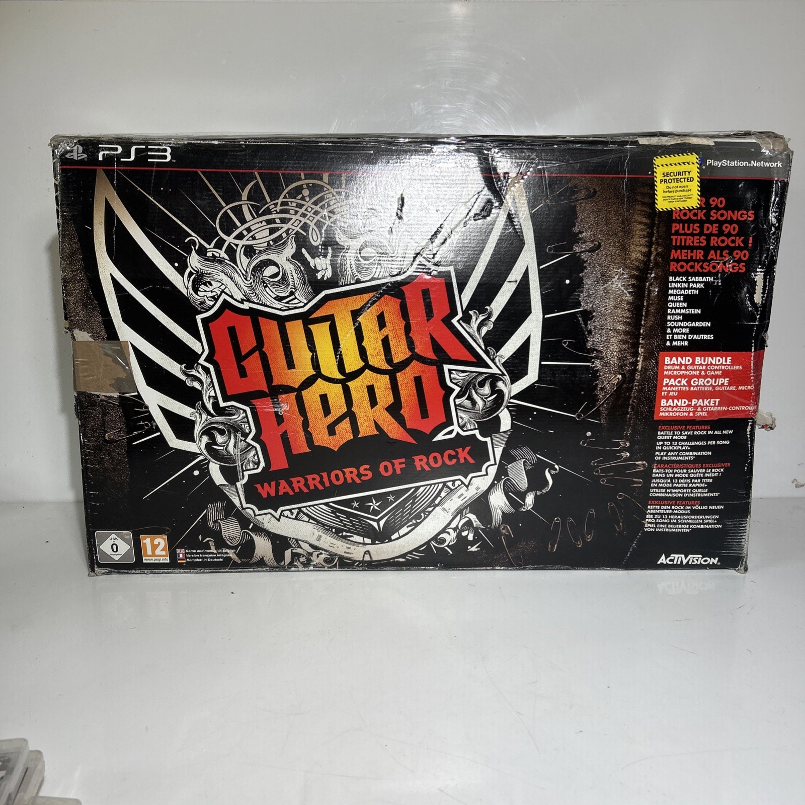 Guitar Hero 5 / Warriors Of Rock Drum set Kit Band PLAYSTATION 3 PS3 With Box