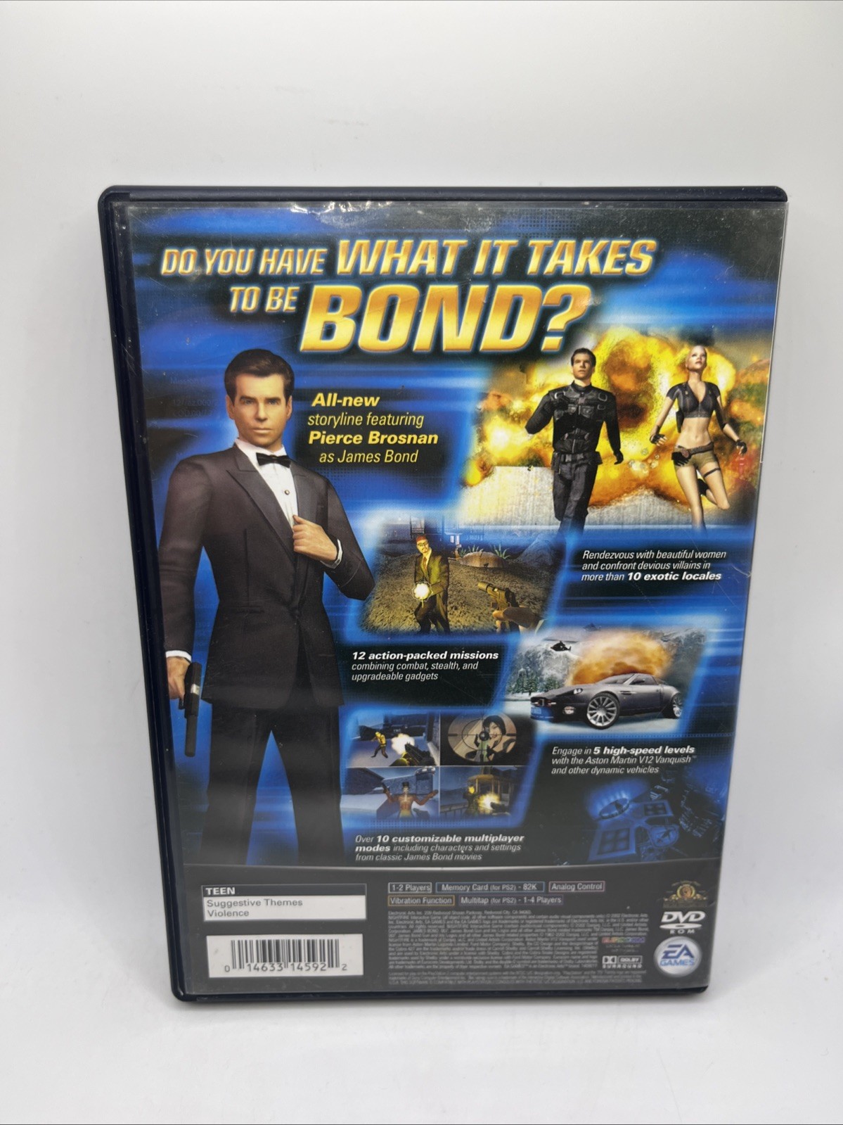 007: NightFire (Sony PlayStation 2, 2002) Tested Cib