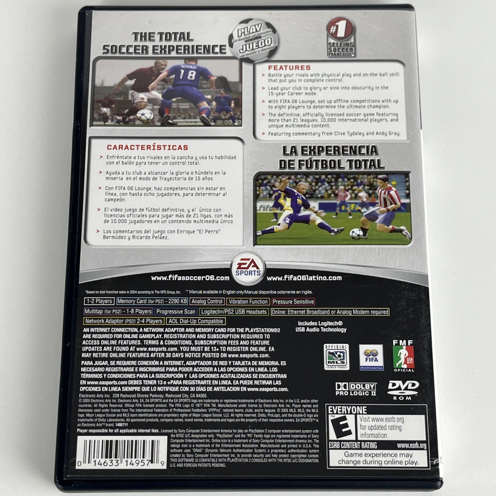 FIFA 06 Sony PlayStation 2 PS2 Game EA Sports Soccer Football CIB with Manual