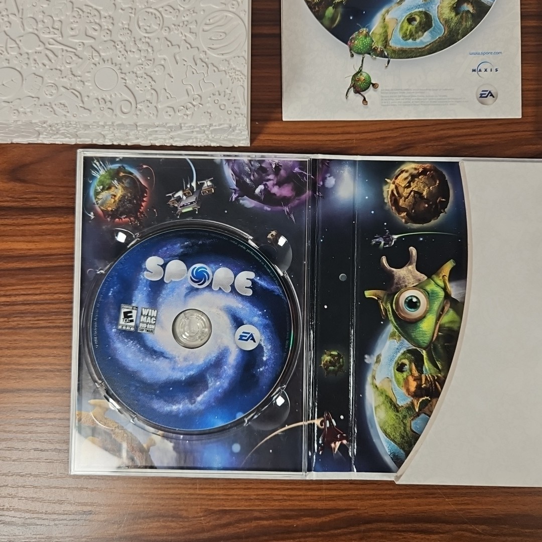 SPORE: GALACTIC EDITION EA PC The Art of Spore -National Geographic CIB