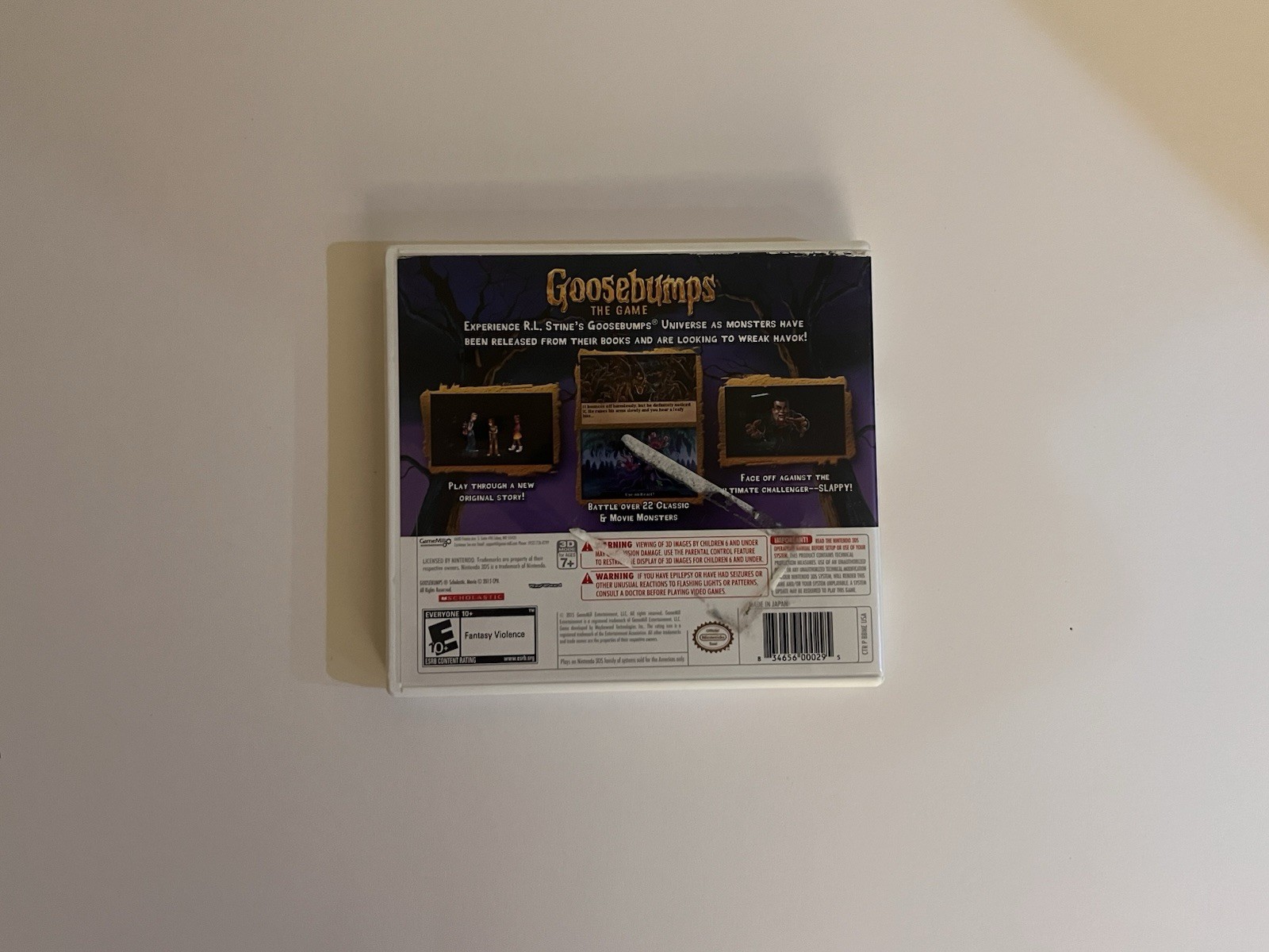 Goosebumps: The Game (Nintendo 3DS, 2015)