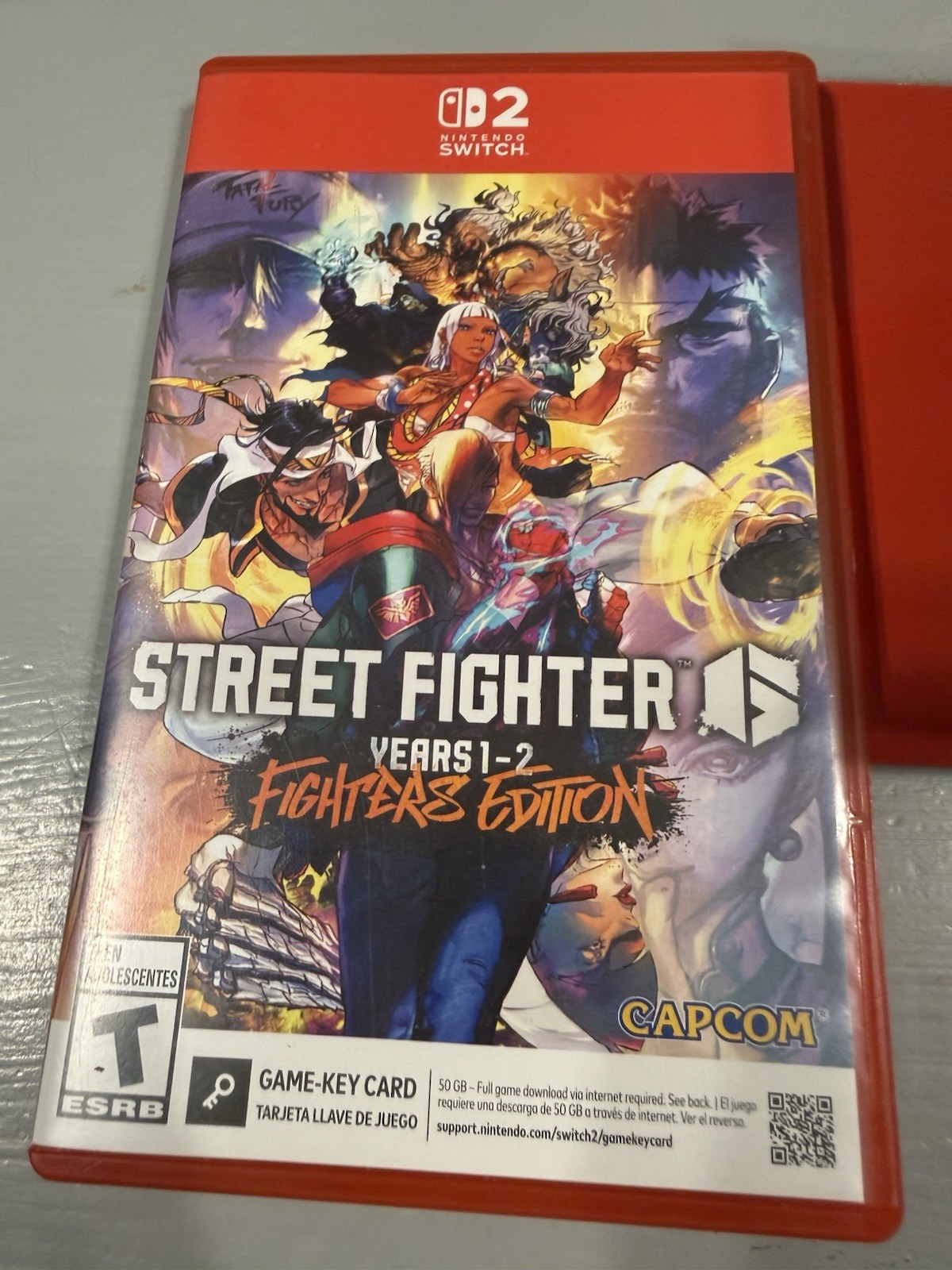 Street Fighter 6 Year 1-2 Fighters Edition for Nintendo Switch 2 (Game-Key Card)