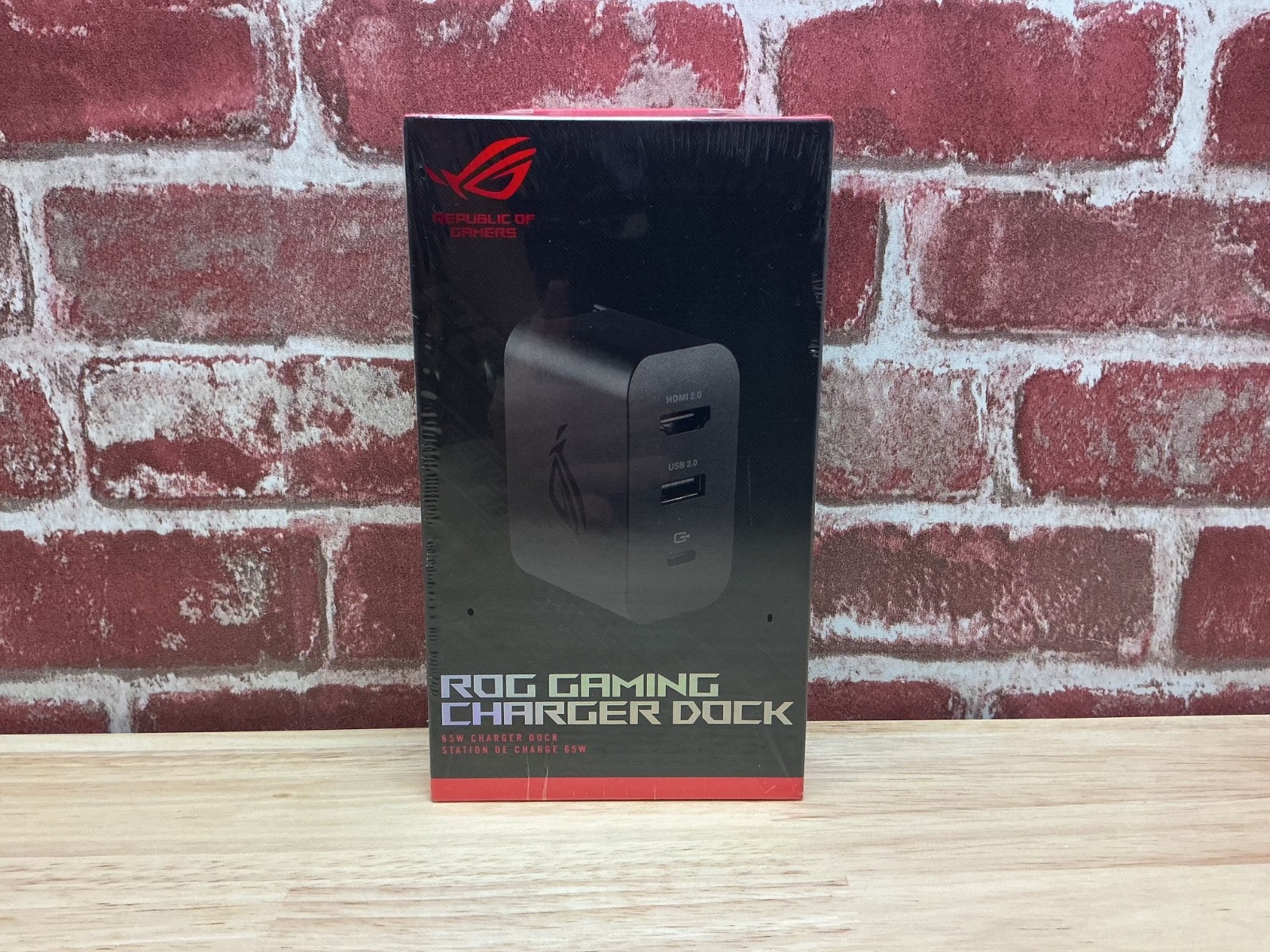 ASUS – ROG 65W Charger Dock for ROG Ally (HDMI 2.0, USB-A, USB-C) – Black