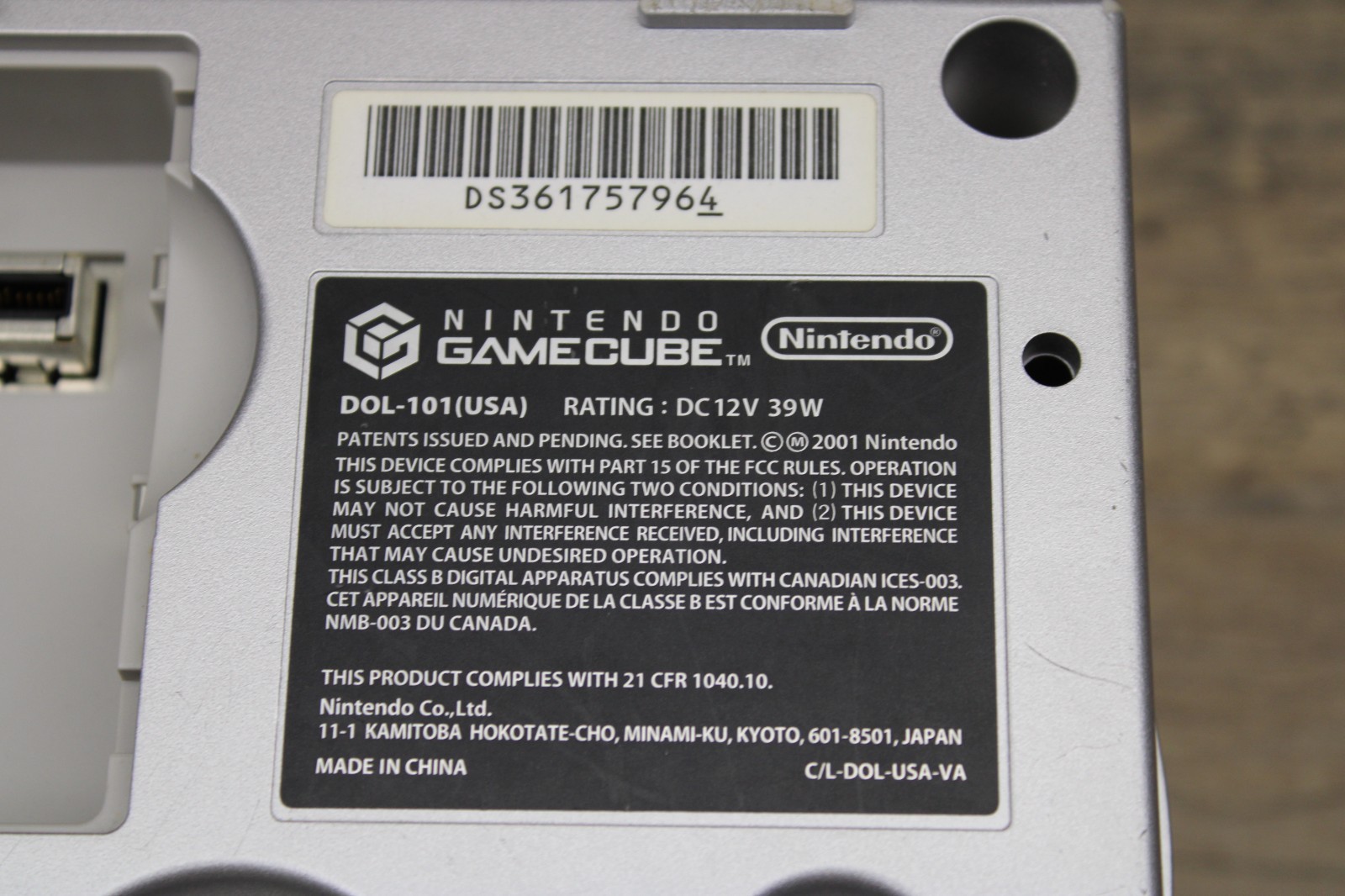 Nintendo GameCube Pokemon XD Gale of Darkness Edition (Console Only) Silver