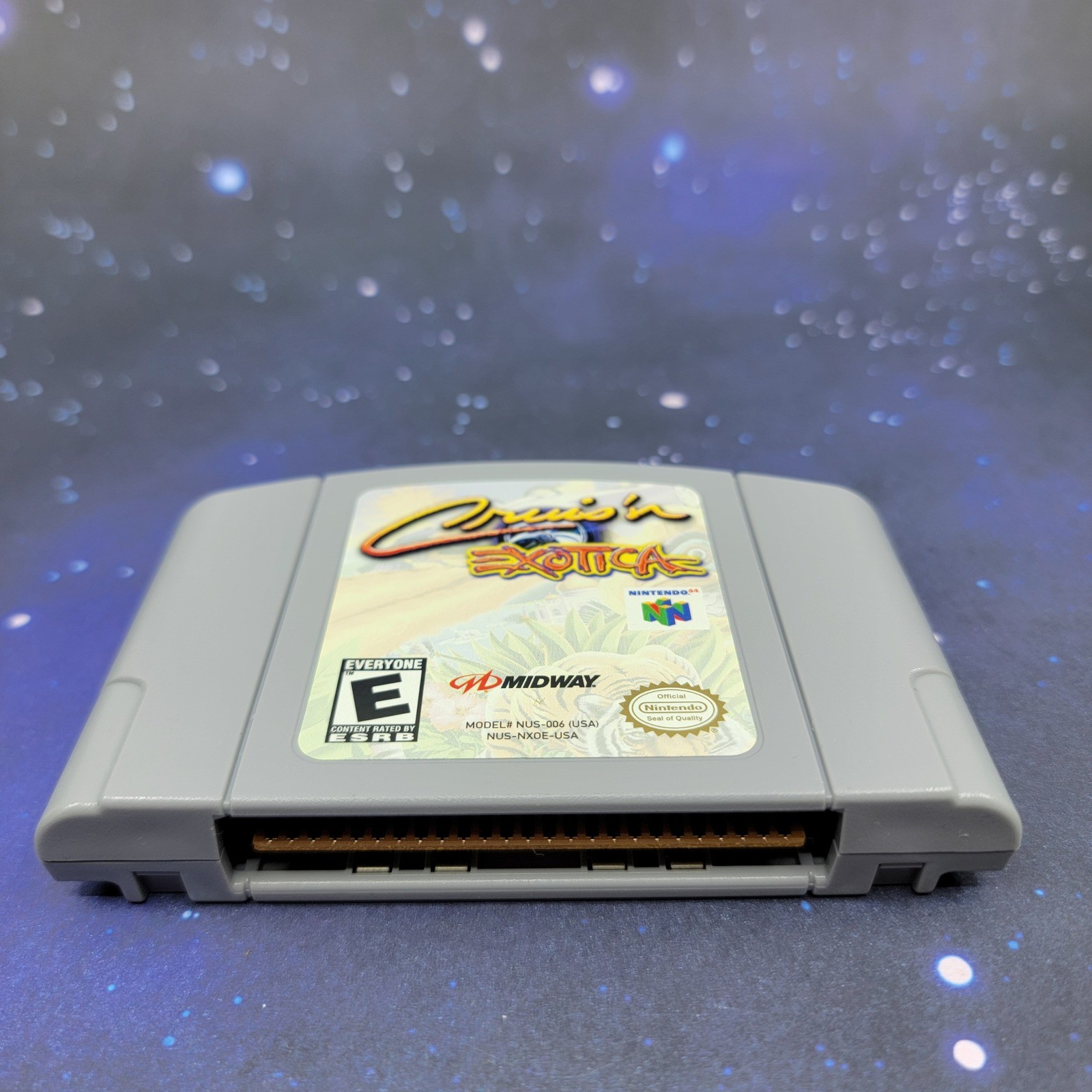 Cruis’n Exotica Nintendo 64 N64 Midway Arcade Racing Game Cartridge NUS-NXOE-USA