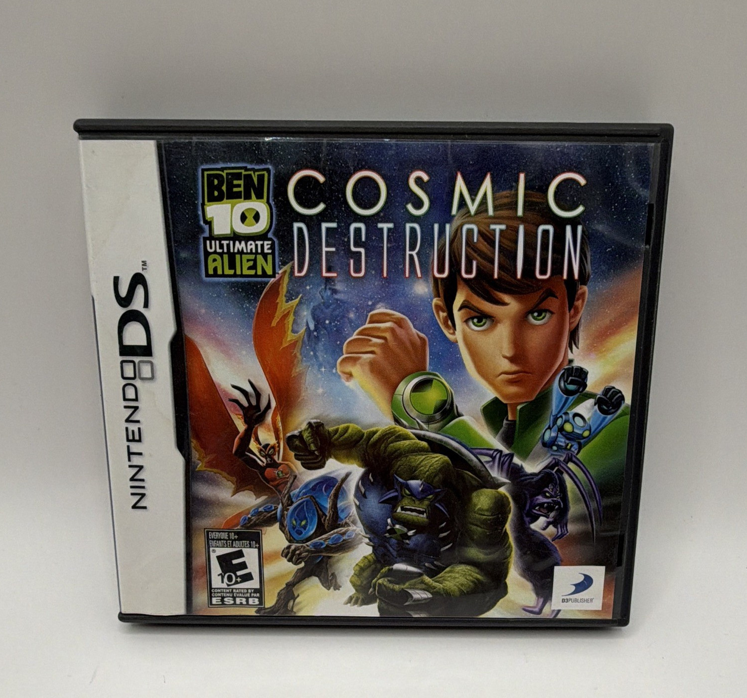 D3 Publisher Ben 10 Cosmic Destruction Nintendo DS Complete Manual E10+
