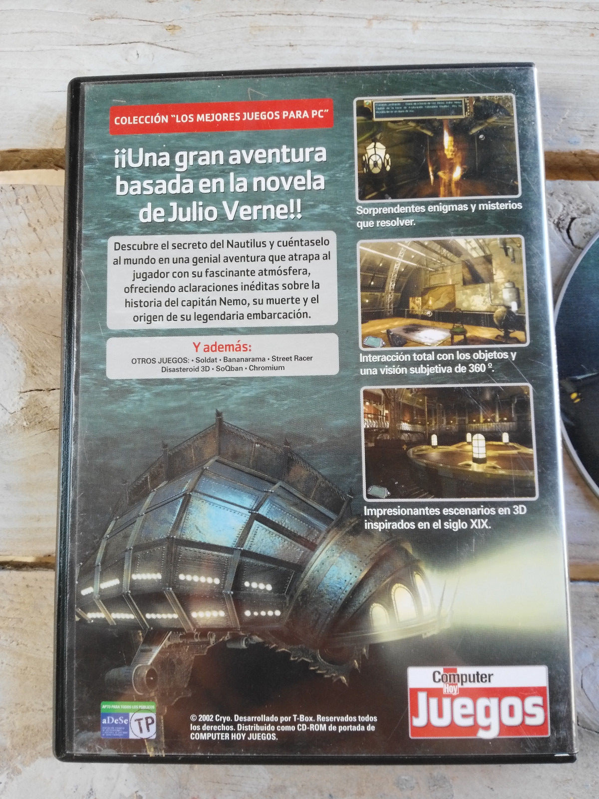 El Secreto Del Nautilus Colección Julio Verne Juego Para Pc Cd-Rom Español
