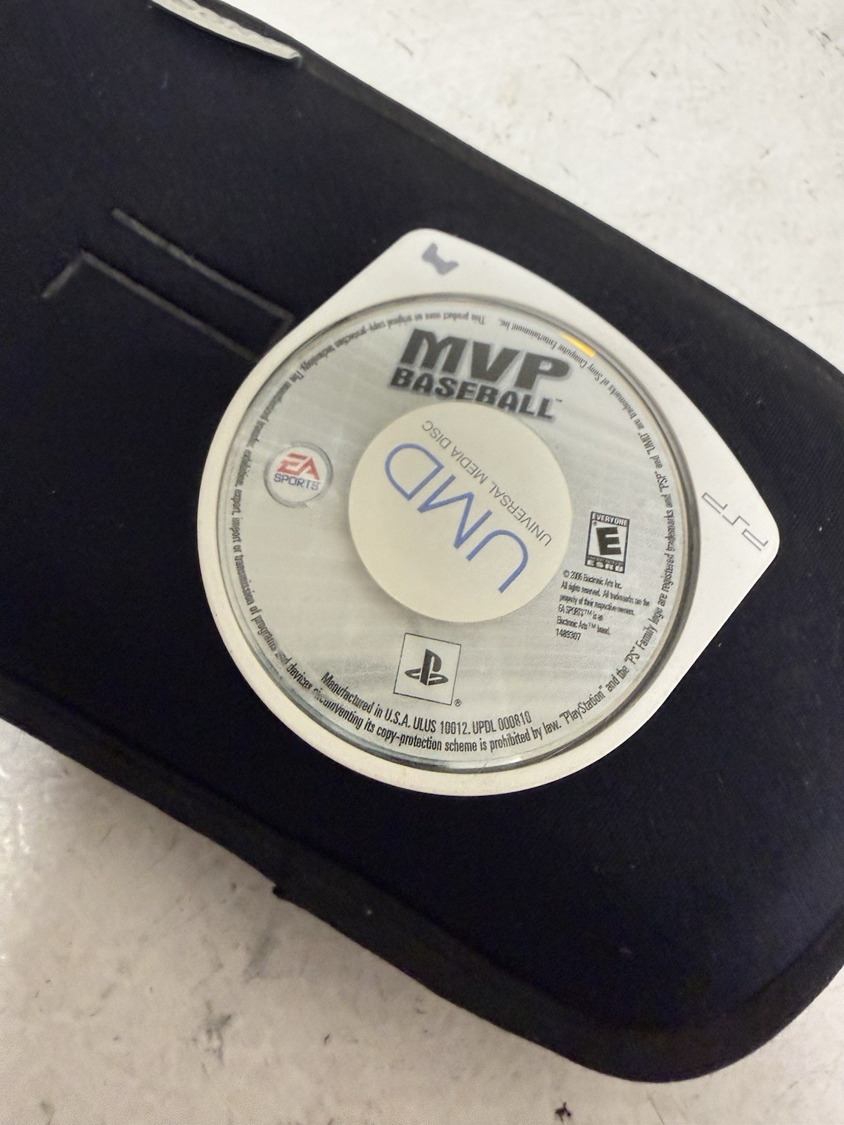 Sony PSP-1001 Black Console + MVP Baseball+32mb Memory Card TESTED PICS