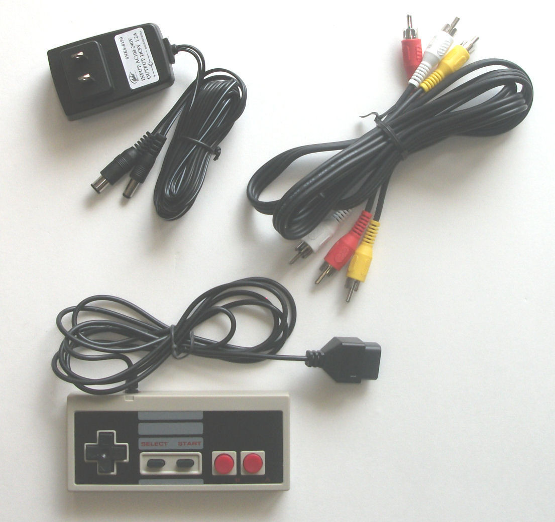 US SELLER NES Original NES Hookup Kit AC Adapter Power Cord AV Cable Controller