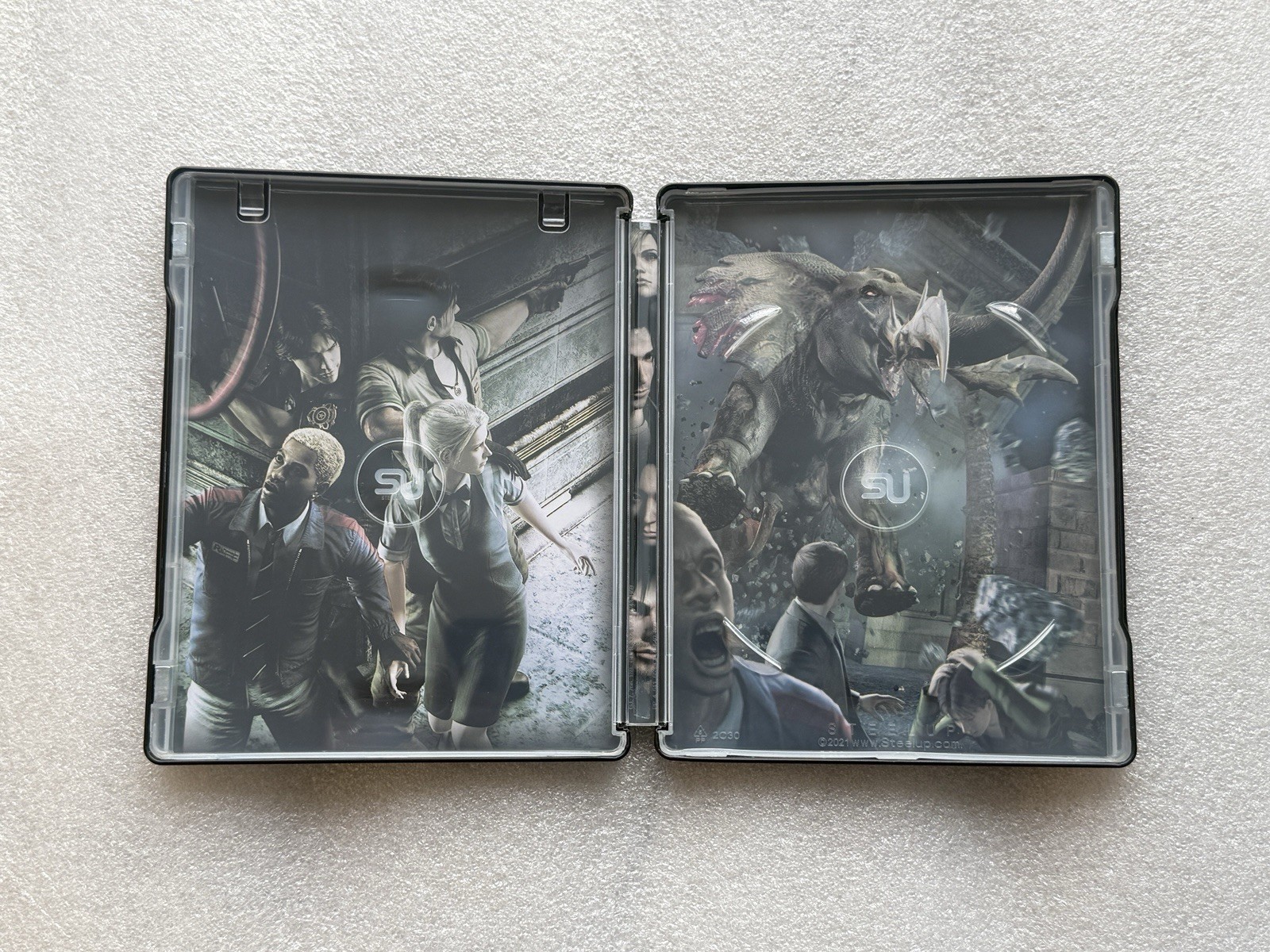 Resident Evil Outbreak File 2 Custom Made Steelbook/Steelup Case Only PS2/Xbox