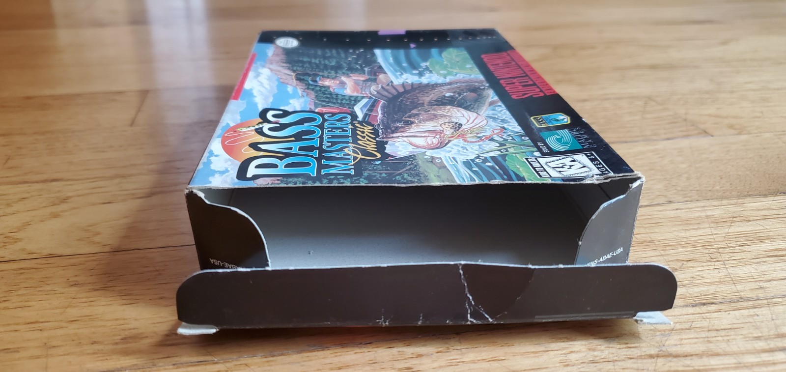 Bass Masters Classic Super Nintendo SNES Complete in Box CIB Manual & Inserts !!