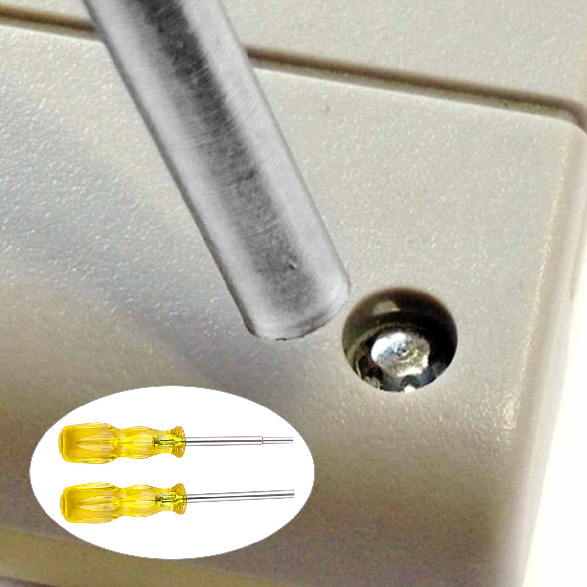 3.8mm + 4.5mm Screwdriver Bit for NES SNES N64 Game Boy Nintendo Security Tool