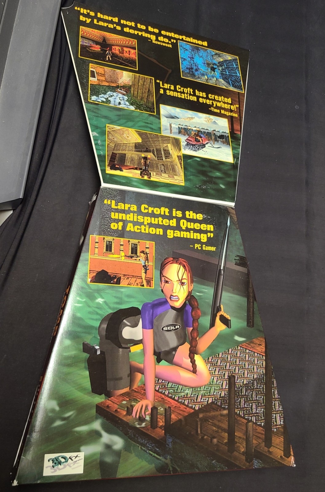 Tomb Raider II (1997) Big Trapezoid Box Vintage PC Game Eidos CD-ROM