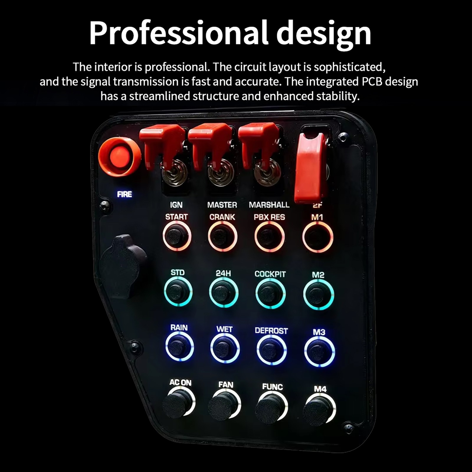 Center Button Control For Logitech G27/G29/G920/G923 RS50/G Pro Steering Wheel
