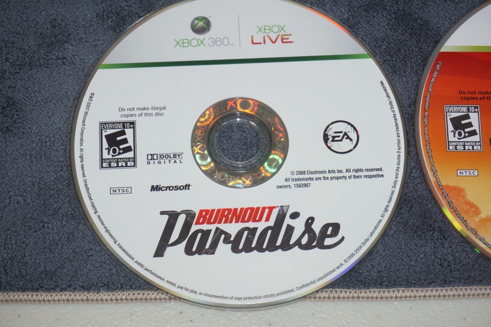 Xbox 360 Disc Only Game Lot Burnout Paradise Kung-Fu Panda You’re in the Movies