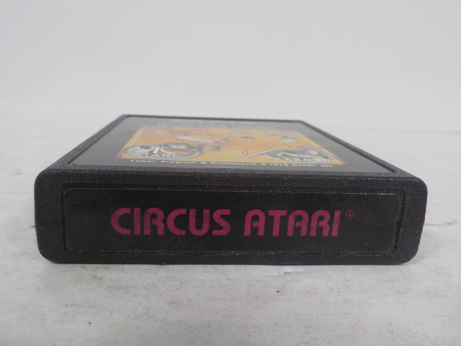 N A129 Circus Atari (Atari 2600) – Box & Manual (Box in Rough Shape)