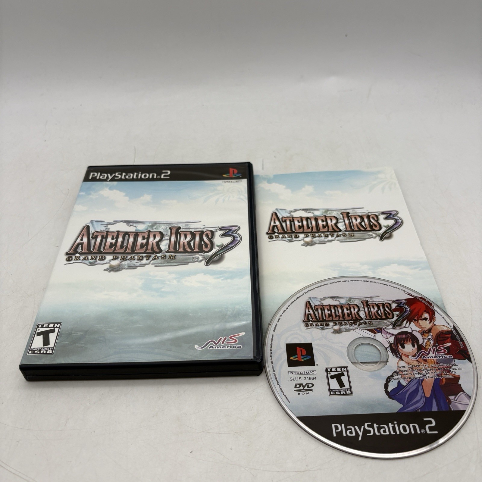 Atelier Iris 3: Grand Phantasm Sony PlayStation 2 PS2 Complete w/ Manual CIB