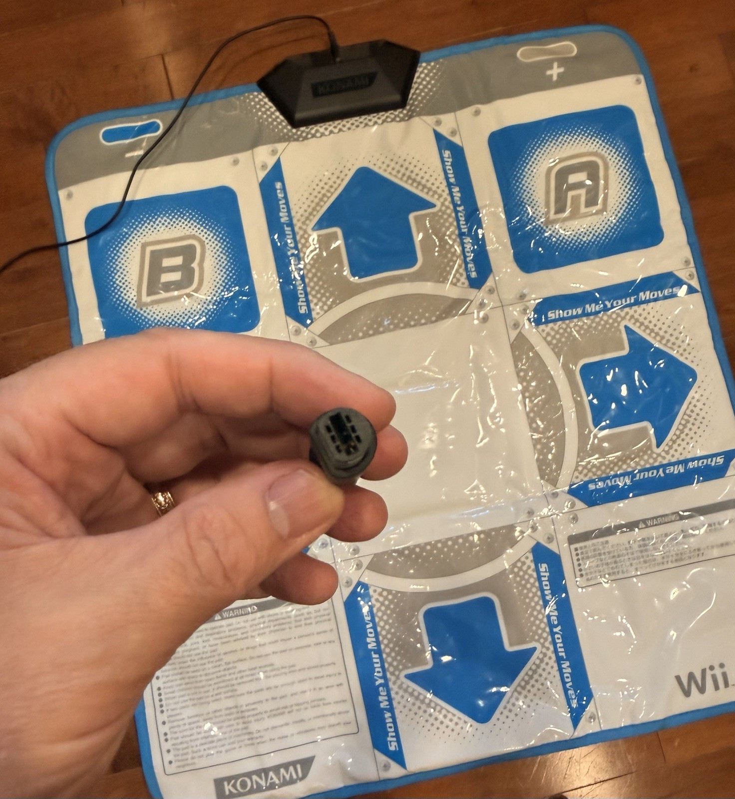 Konami Dance Dance Revolution DDR Pad Wii Dance Mat Controller Untested