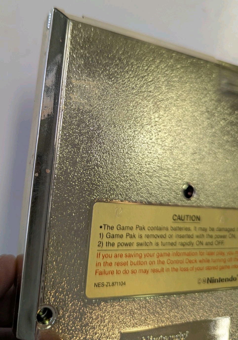 NINTENDO THE LEGEND OF ZELDA IN BOX GOOD NO BOOKLET TESTED.