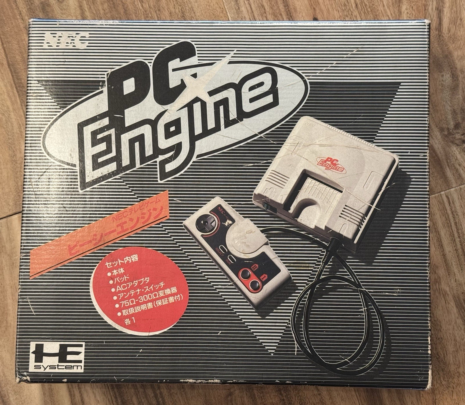NEC PC Engine Console BOX & MANUAL ONLY PI-TG001 Japan Import US Seller