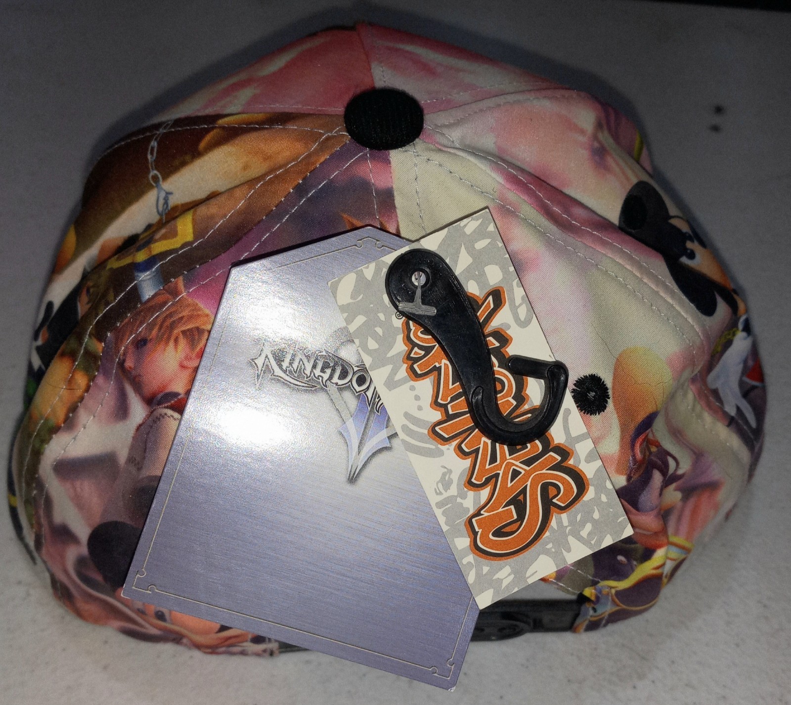 Disney Kingdom Hearts II Snapback Cap Adult Hat NEW NWT! Spencer’s Square Enix