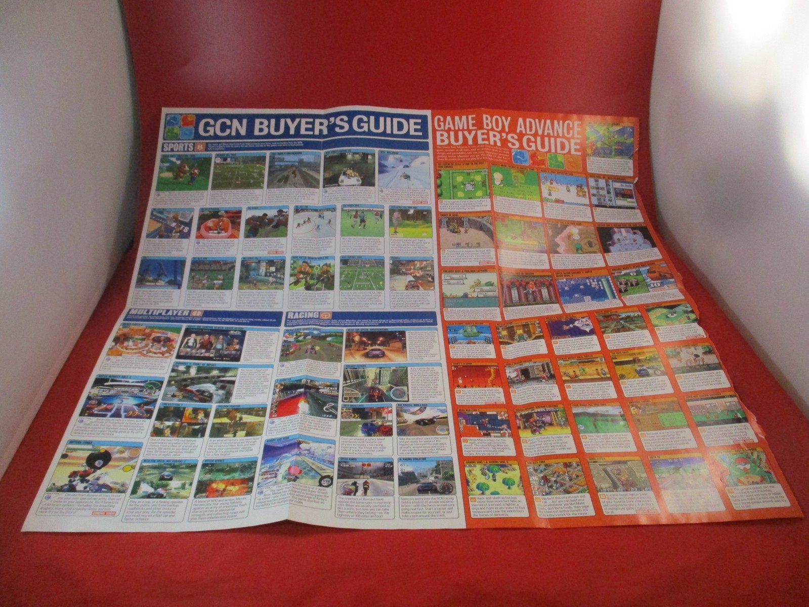 2003 Buyer’s Guide for Gamecube & Game Boy Advance Nintendo Power Promo Poster E