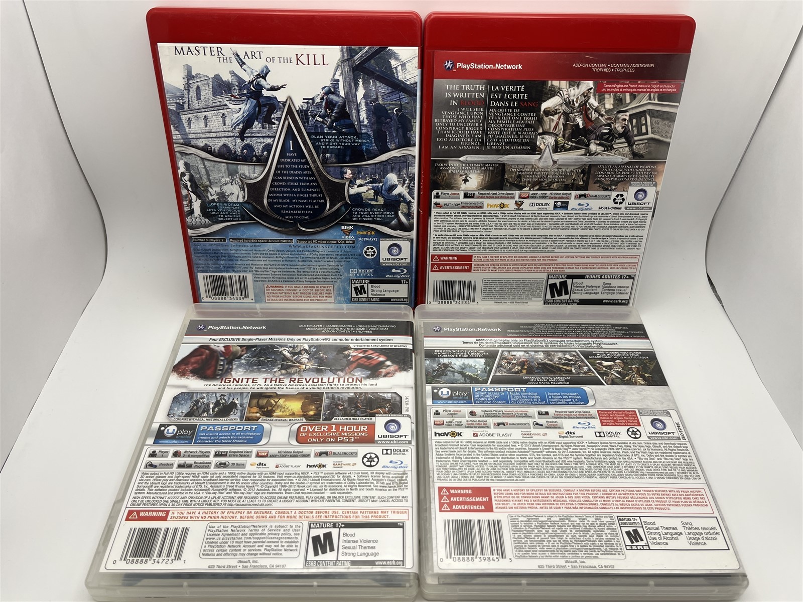 Assassin’s Creed Collection 1 + 2 + 3 + 4 Black Flag Bundle PlayStation 3 Tested