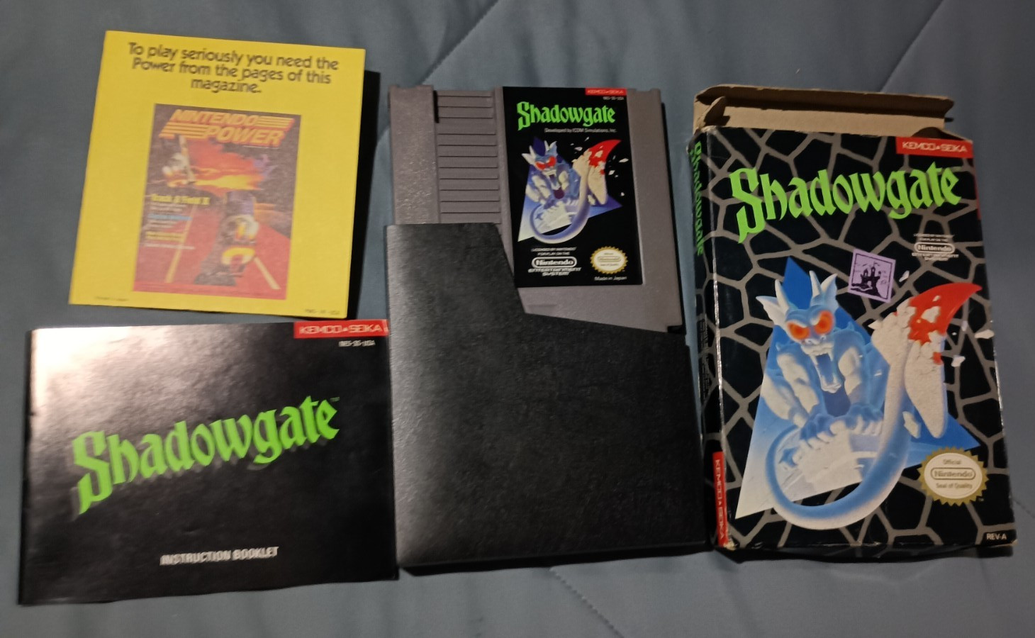 Kemco/Seika Shadowgate Nintendo NES NTSC-U/C (US/Canada) w/ Box Manual