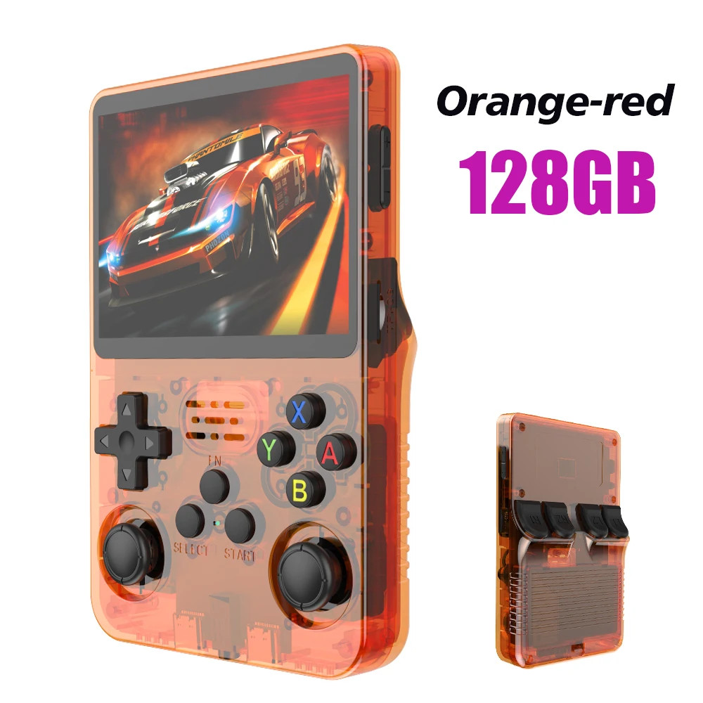 Open Source R36S Retro Handheld Video Game Console Linux 3.5″ IPS 64GB