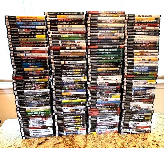 Random LOT OF 30 PS2 Sony Playstation 2 Video Games NO DUPLICATES FREE SHIPPING!