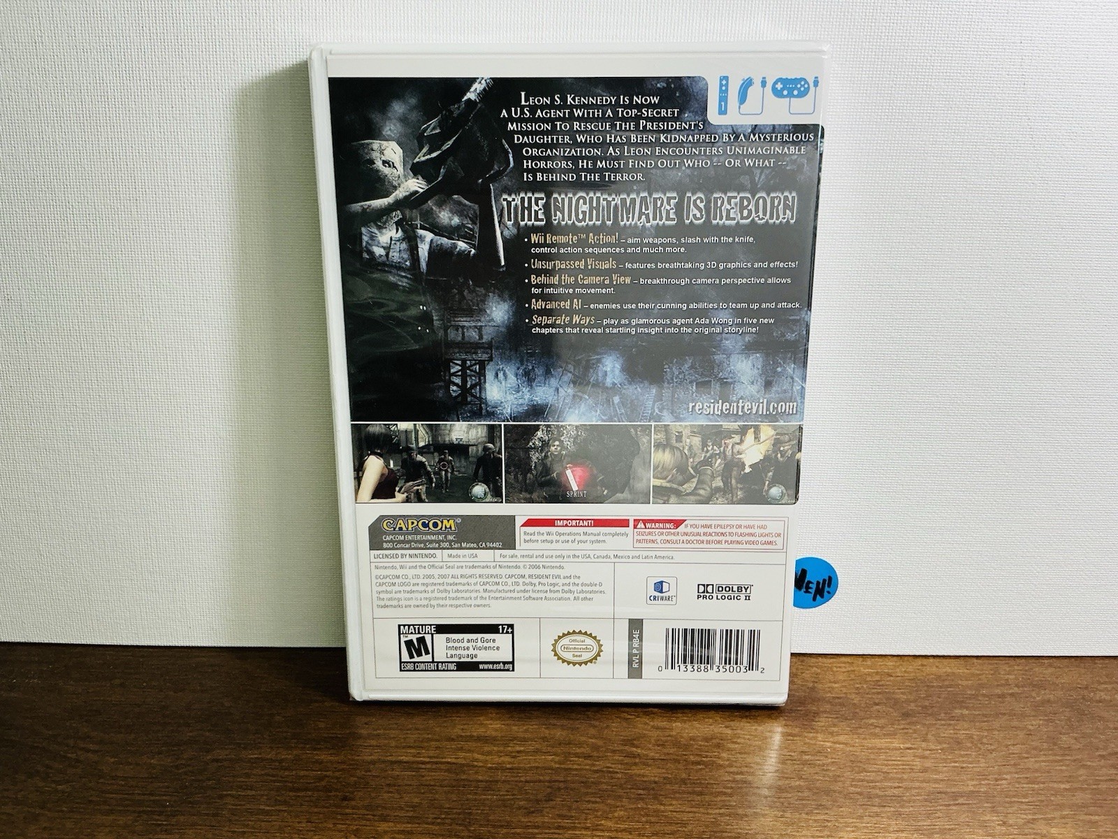 Resident Evil 4 Wii Edition Nintendo Wii Game (NEW/SEALED)