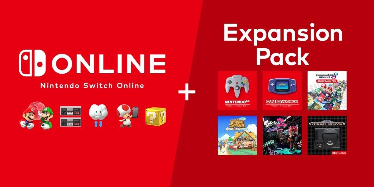 Nintendo Switch Online + Expansion Pack Family Membership 12 months (1 slot)
