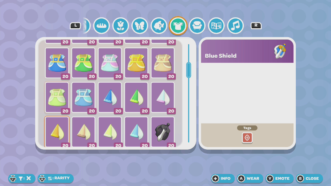 Hello Kitty Island Adventure Clothes 👗Any Item Nintendo Only