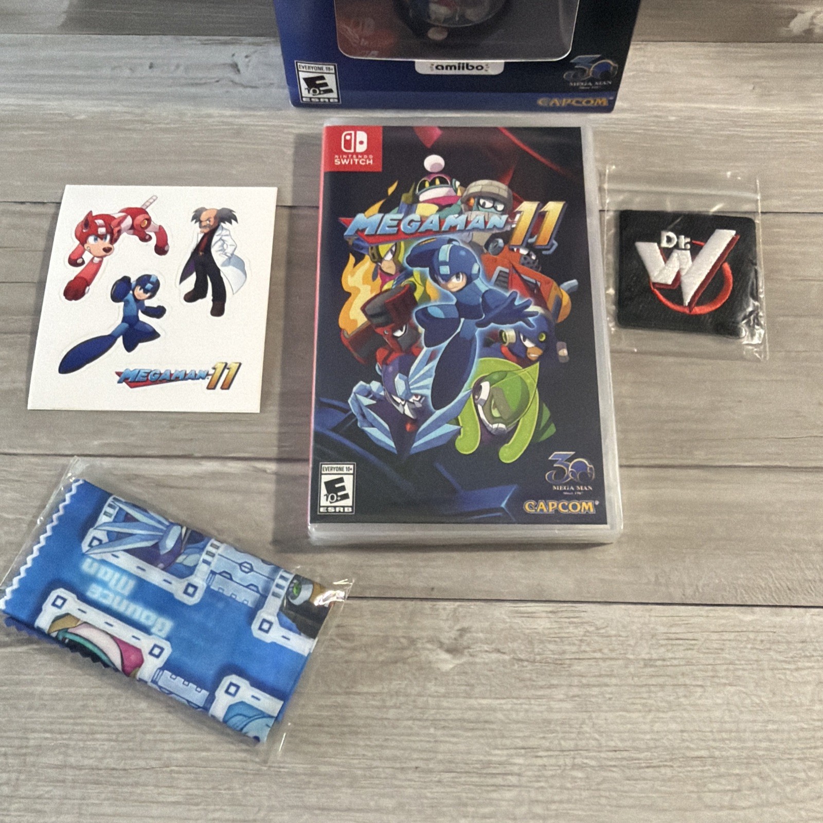 New Mega Man 11 Amiibo Edition Nintendo Switch Open Box 30th Anniversary