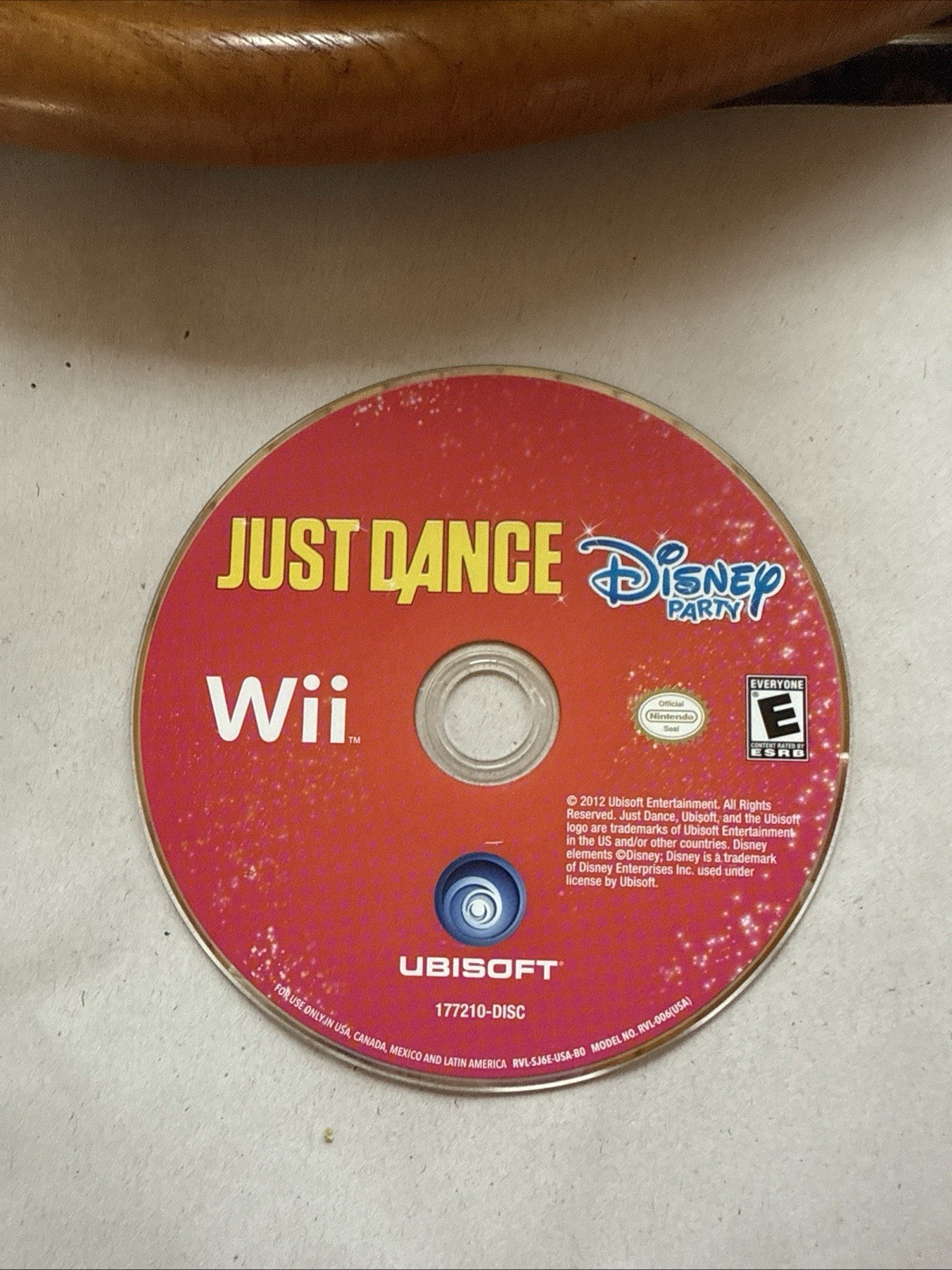 Just Dance: Disney Party (Nintendo Wii) • Disc Only • Acceptable Condition