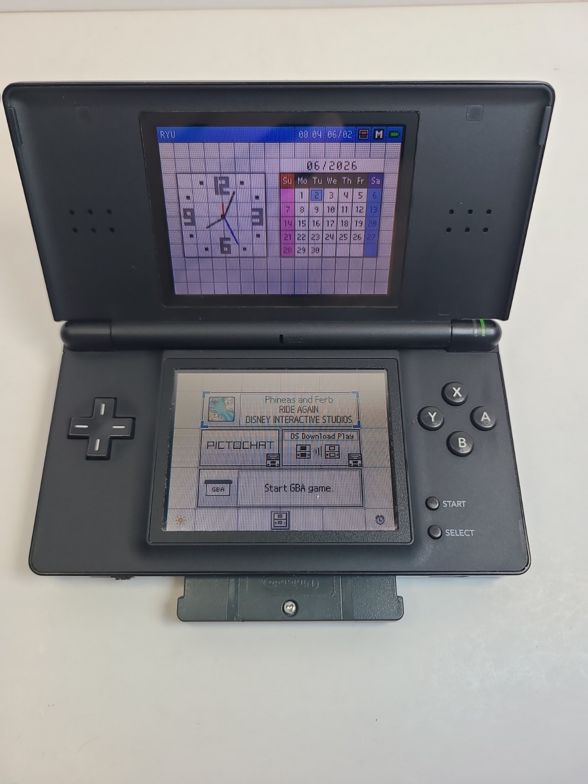 Nintendo DS Lite Onyx Black USG-001 stylus gba cover charger ALL OEM