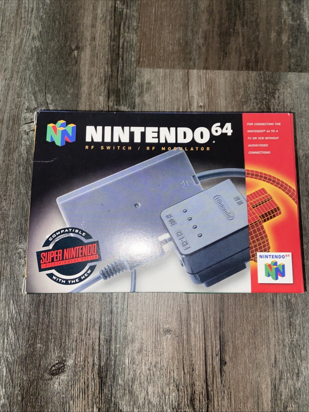 Nintendo 64 N64 OEM RF Switch RF Modulator Vintage Accessory