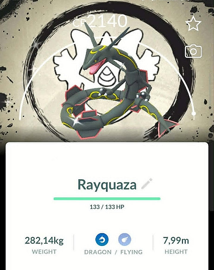 Pokémon – Shiny Rayquaza – GO Fest 2026 – Special Background – PTC – Description