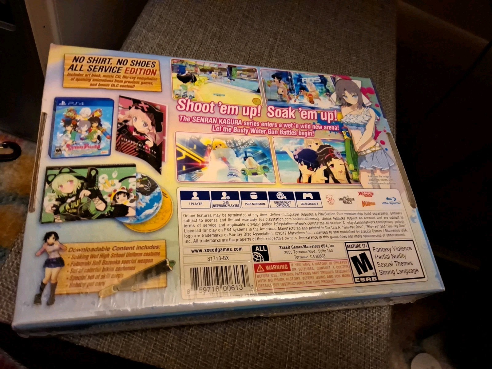 Senran Kagura Peach Beach Splash No Shirt No Shoes Edition XSEED PS4