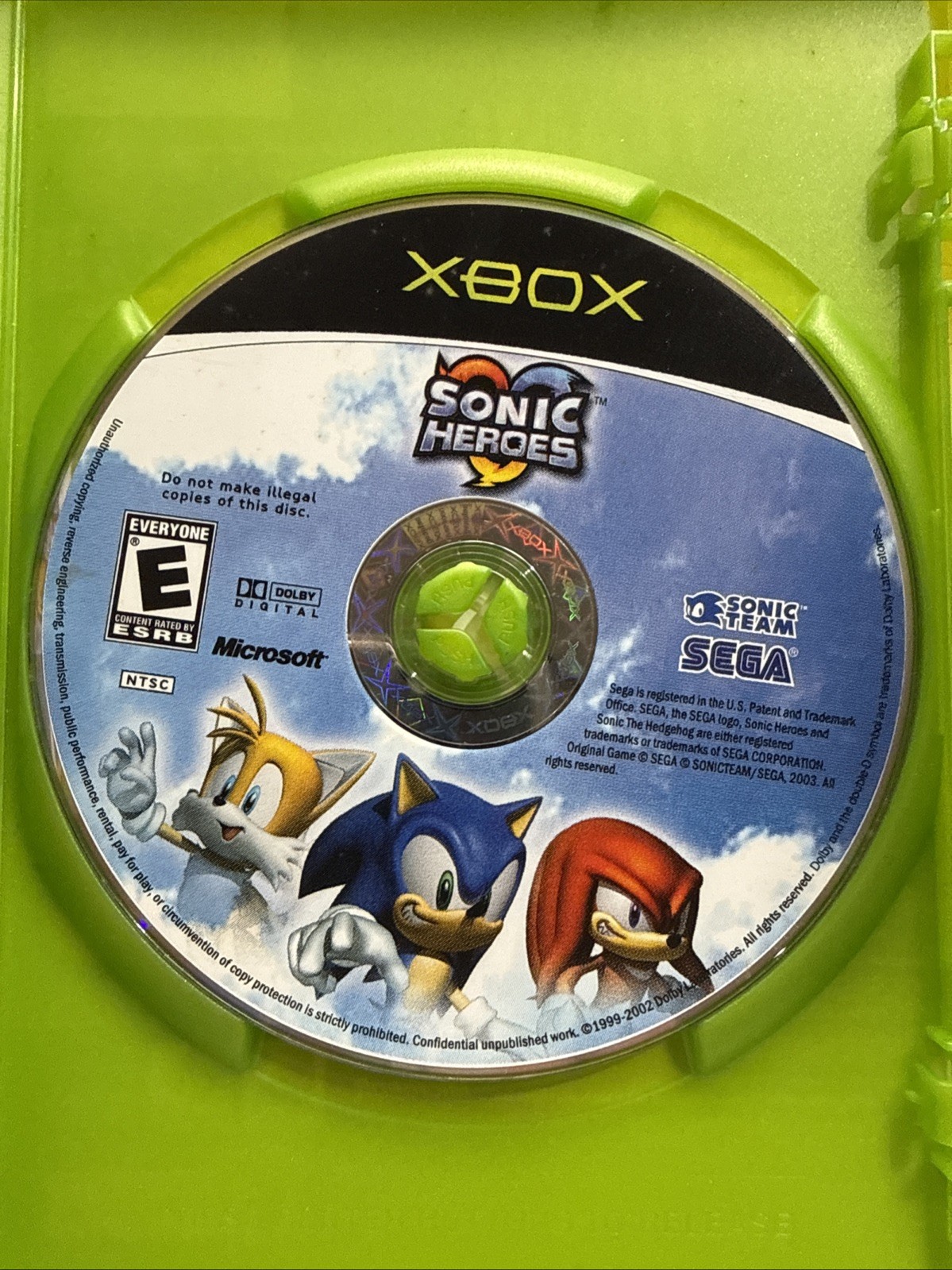Sonic Heroes (Microsoft Xbox, 2004) Cib